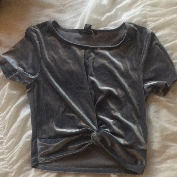 Forever 21 Tops - Velvet Crop Top Forever 21 Tops - Velvet Crop Top